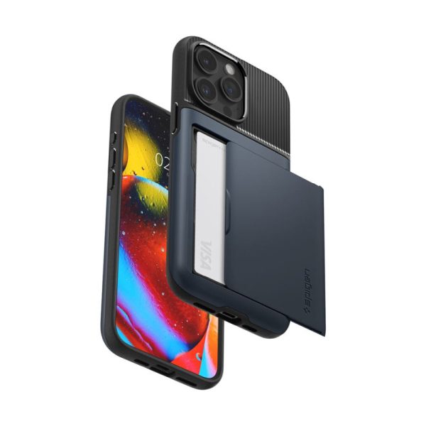 Spigen Slim Armor CS, metal slate - iPhone 15 Pro (ACS06730) - Slika 3