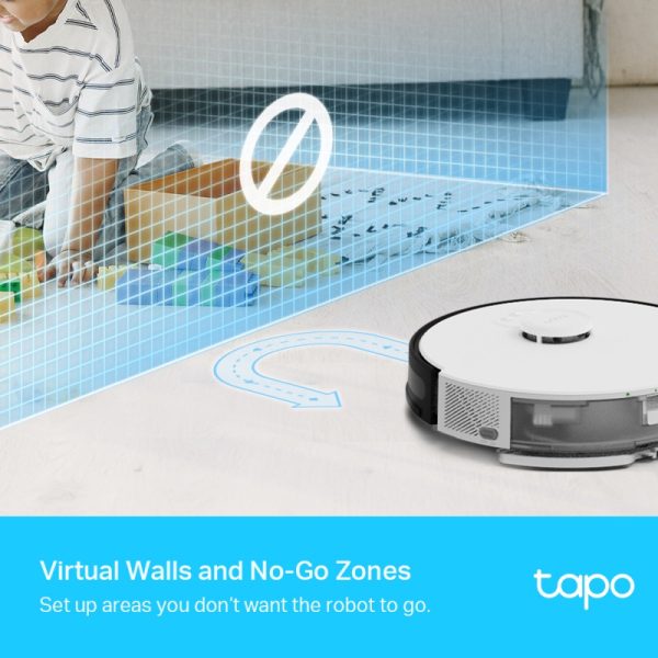 TP-Link Tapo RV30 robotski usisivač i perač, LiDAR+Gyro Navigation, 5000 mAh, 400ml Dustbin, 300ml Water Tank, WiFi/Bluetooth, Home/Alexa, Tapo APP - Slika 7