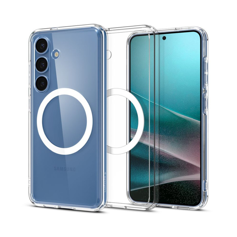 174906-57_69419_01 Spigen Ultra Hybrid MagSafe, clear white - Samsung Galaxy S25+ (ACS08981) - Slika 1