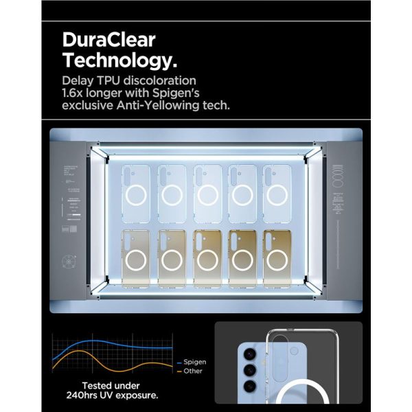 Spigen Ultra Hybrid MagSafe, clear white - Samsung Galaxy S25+ (ACS08981) - Slika 9