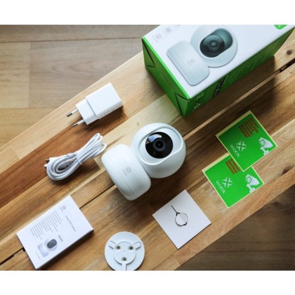 WOOX WiFi Smart PTZ kamera, Pan/Tilt/Zoom, Full HD 1080p, 360°/104°, microSD, Wooxhome app, glasovna kontrola - Alexa & Google Assistant (R4040) - Slika 3