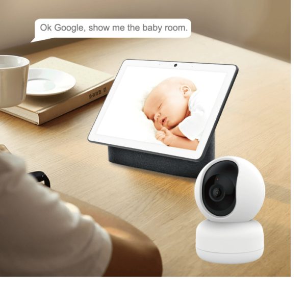 WOOX WiFi Smart PTZ kamera, Pan/Tilt/Zoom, Full HD 1080p, 360°/104°, microSD, Wooxhome app, glasovna kontrola - Alexa & Google Assistant (R4040) - Slika 5