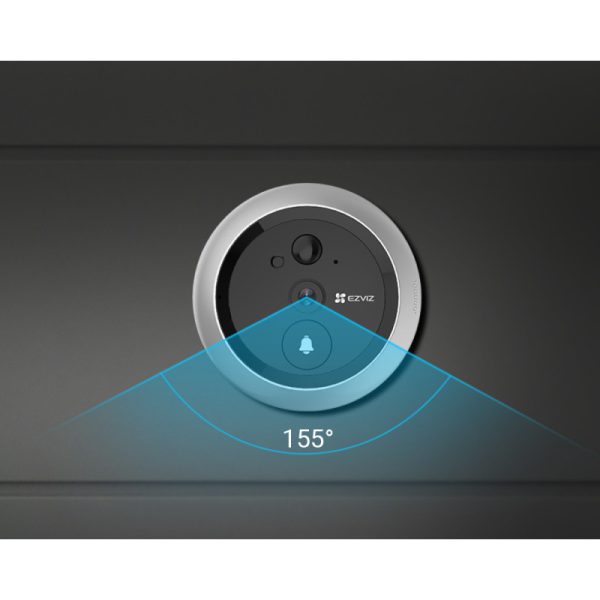 EZVIZ WiFi Smart zvono za vrata sa FHD kamerom, 1/3" Progressive Scan CMOS, dvosmjerni audio, PIR, microSD, Nightvision, EZVIZ app, (DP2C) - Slika 5