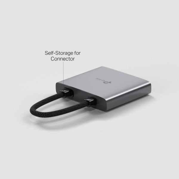 TP-Link 3-portni USB-C HUB 1xUSB-A, 1xUSB-C PD, 1x HDMI 4K 60Hz, crni - Slika 4