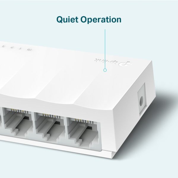 TP Link LS1005 5-Port 10/100Mbps Desktop Network preklopnik (Switch), 802.3X Flow Control, vanjsko napajanje - Slika 4