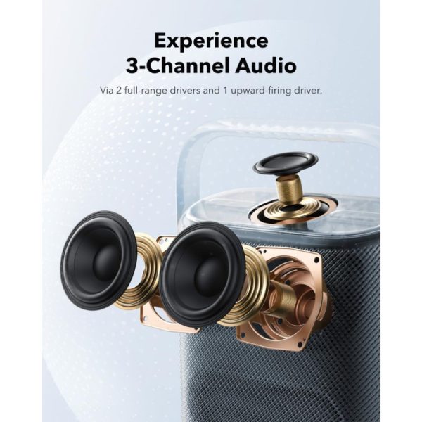 Anker Soundcore Motion X500 prijenosni BT5.0 zvučnik, 40W, IPX7, 12h reprodukcije, crni (A3131011) - Slika 2