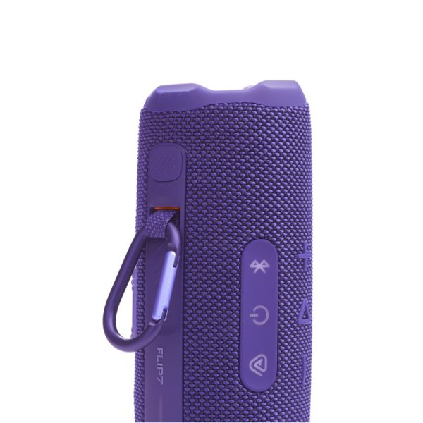 JBL Flip 7 prijenosni zvučnik BT5.4, vodootporan IP68 do 16h slušanja, AI Sound Boost, 45W, Auracast, ljubičasti - Slika 6