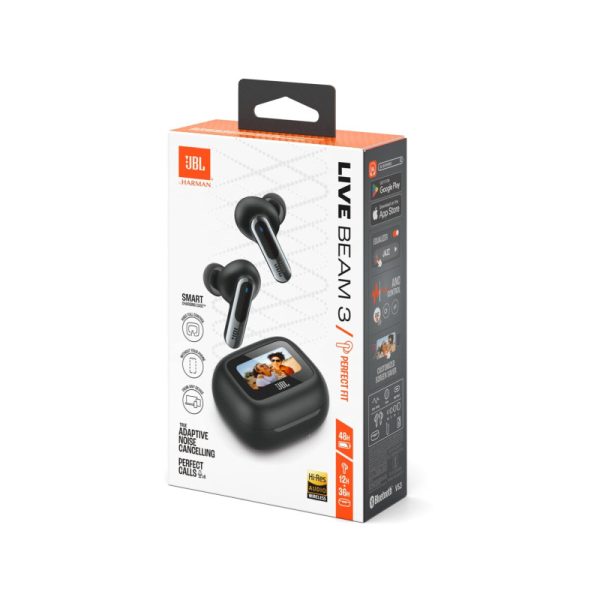 JBL Live Beam 3 In- ear bežične slušalice 48h reprodukcije, BT 5.3, crne - Slika 11