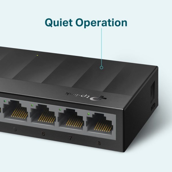 TP Link 8-port Gigabit Desktop preklopnik (Switch), 802.3X Flow Control, vanjsko napajanje - Slika 4
