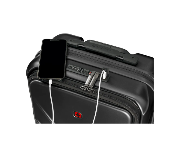 Wenger kofer Amplix Carry-On za ručnu prtljagu, odvojeni utor za prijenosnike do 16", crni - Slika 3