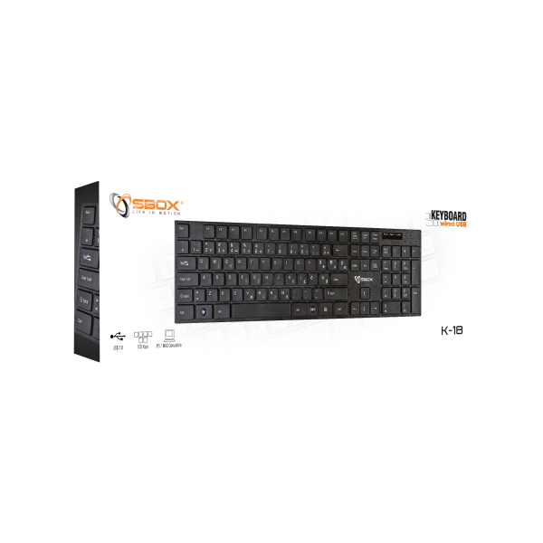 SBOX TIPKOVNICA K-18 / US - Slika 2