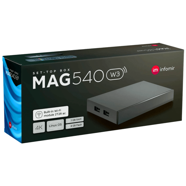 Mag Prijemnik IPTV za Stalker midlleware, WiFI - MAG 540 W3 - Slika 2