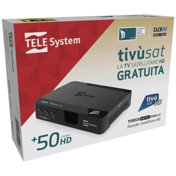 TELE System Prijemnik satelitski, DVB-S/S2 sa tivùsat smart karticom - TS9018HEVC HD tivùsat - Slika 5