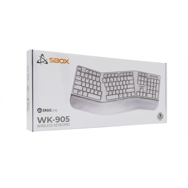 ERGO TIPKOVNICA SBOX WK-905 HR BEŽIČNA - Slika 7