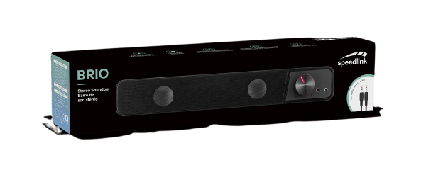 Soundbar SPEEDLINK Brio, LED, crni - Slika 2