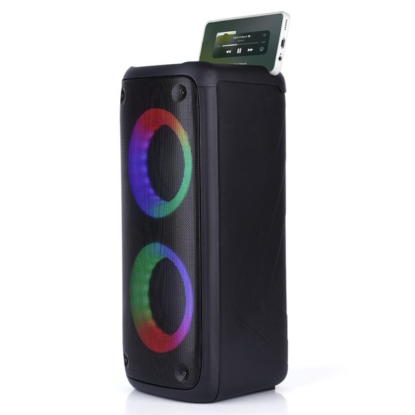 Bluetooth zvučnik, karaoke Media-Tech FUNBOX MT3181, TWS, MP3, USB, microSD, RGB, crni - Slika 3