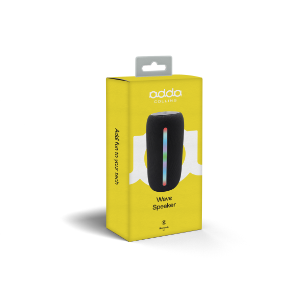Bluetooth zvučnik Adda Collins SP-001-BK, Wave, 10W, FM, RGB, crna - Slika 2
