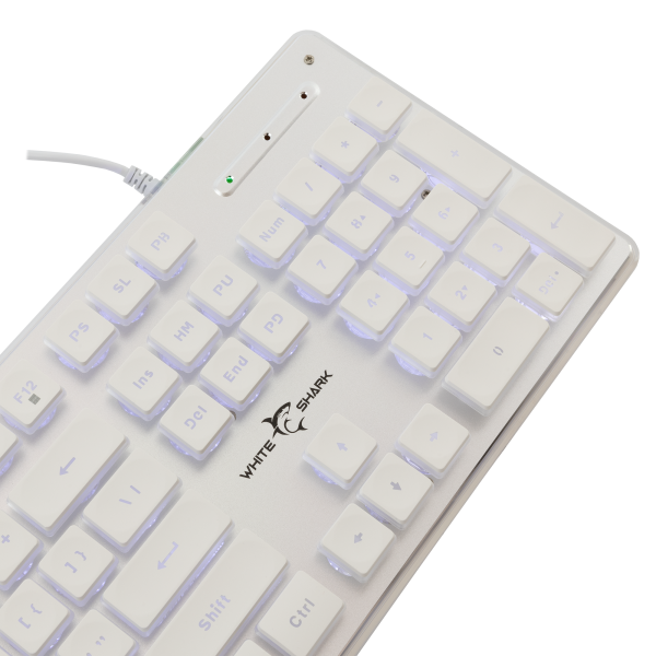 White Shark Tipkovnica GK-003241 TACHI-Bijela-US - Slika 5