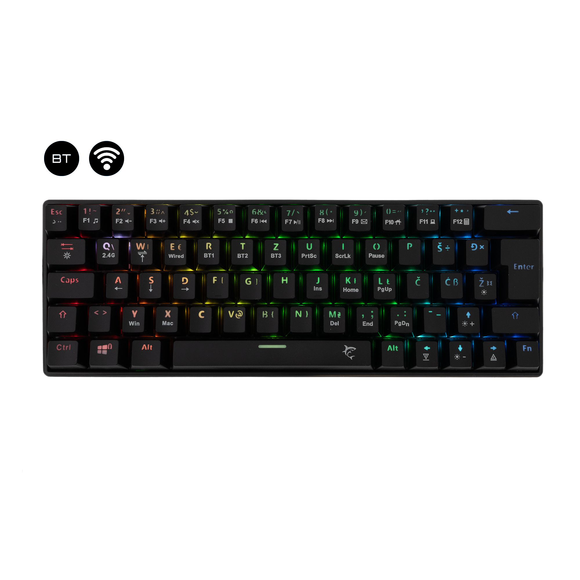 White Shark Premium Linija TIPKOVNICA GK-003112 KAIKEN / HR