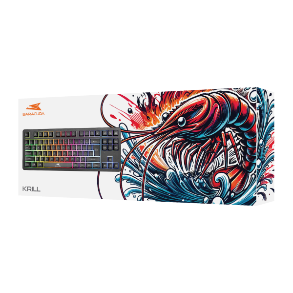 Baracuda TIPKOVNICA BGK-01114 KRILL Crna / US - Slika 6