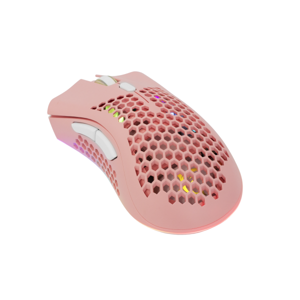 White Shark MIŠ WGM-5012 LIONEL / 10.000 DPI - Pink / Wireless - Slika 2