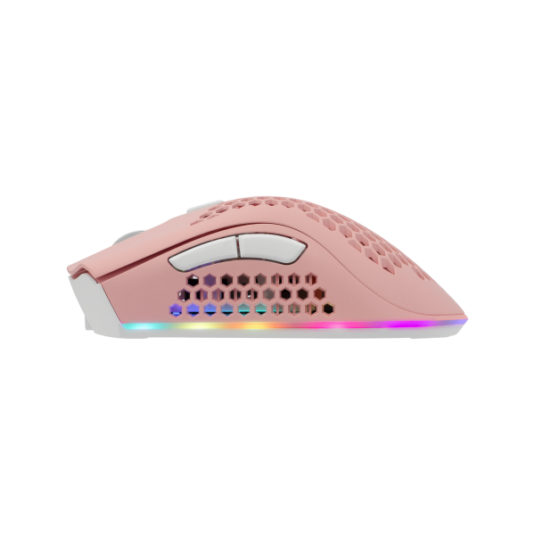 White Shark MIŠ WGM-5012 LIONEL / 10.000 DPI - Pink / Wireless - Slika 4