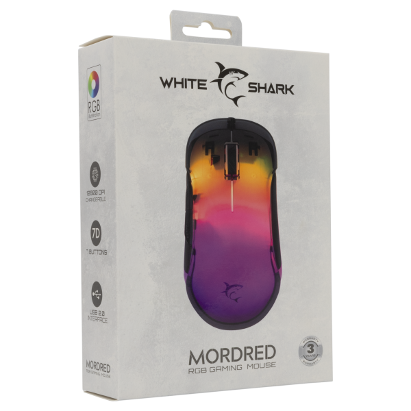 White Shark MIŠ GM-5017 MORDRED Crni - Slika 6