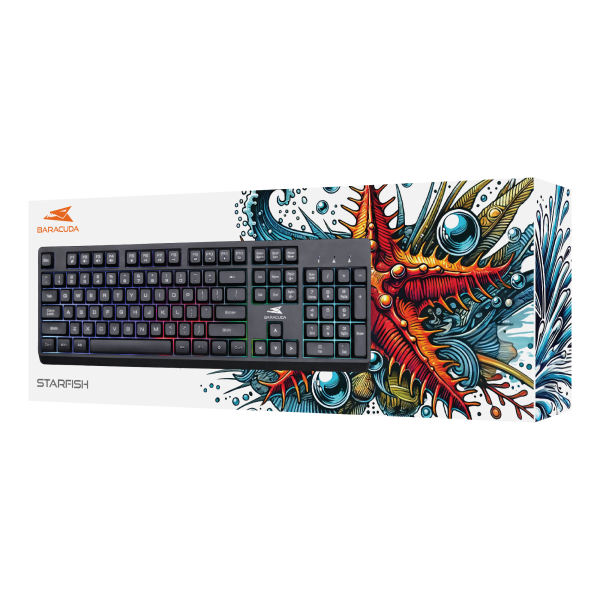 Baracuda TIPKOVNICA BGK-02114 STARFISH Crna / US - Slika 6
