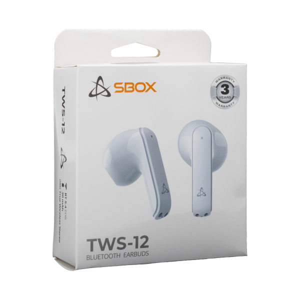 EARBUDS Slušalice + mikrofon SBOX Bluetooth EB-TWS12 Bijele - Slika 6