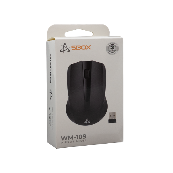 MIŠ SBOX WM-109 Crni / Bežični - Slika 6