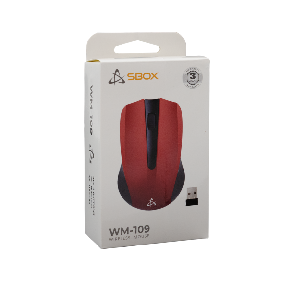 MIŠ SBOX WM-109 Crveni / Bežični - Slika 6