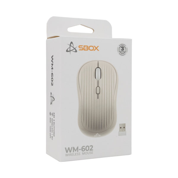 MIŠ SBOX WM-602 Bež Bežični - Slika 6