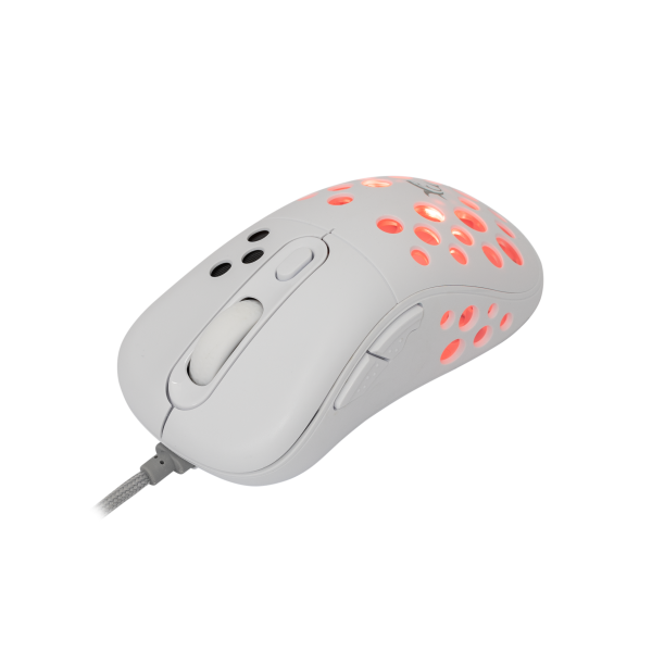 White Shark MIŠ GM-5013 AZRAEL / 12.800 DPI - Bijeli - Slika 2