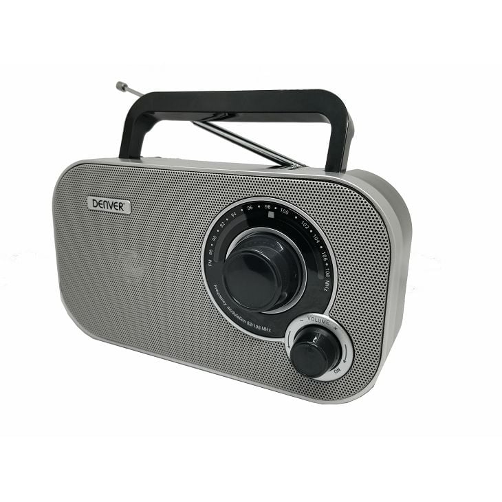 Denver prijenosni fm radio tr 51 sivi tc501833