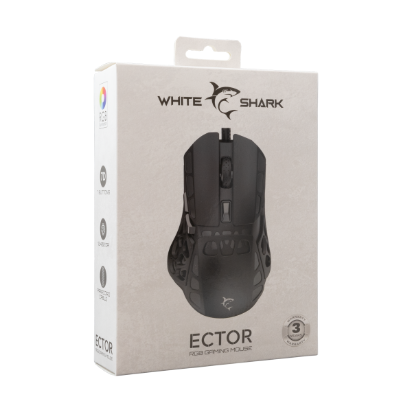 White Shark MIŠ GM-5016 ECTOR / 12.000 DPI - Crni - Slika 7