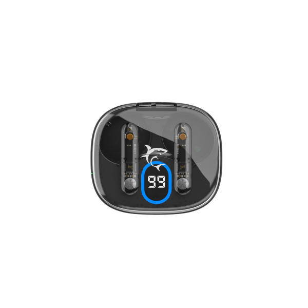 White Shark EARBUDS Slušalice + mikrofon Bluetooth GEB-TWS37 HYPERBEAT Crne - Slika 2