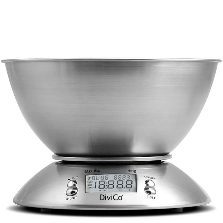 Kuhinjska vaga s inox posudom super bowl divico 8254