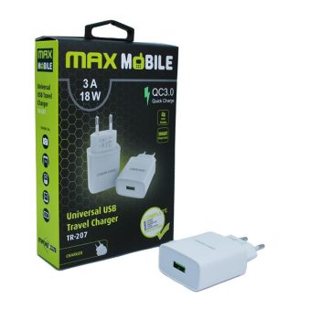 Maxmobile kucni adapter qc 30 quick charge usb tr207 3a bije 1002080023
