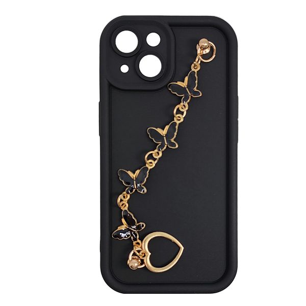 MM TPU IPHONE 15 - SILICONE CANDY WRIST STRAP Bl Butterfly