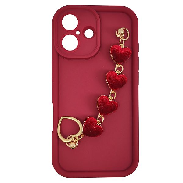Mm tpu iphone 16 silicone candy wrist strap r heart 79576 1037620012