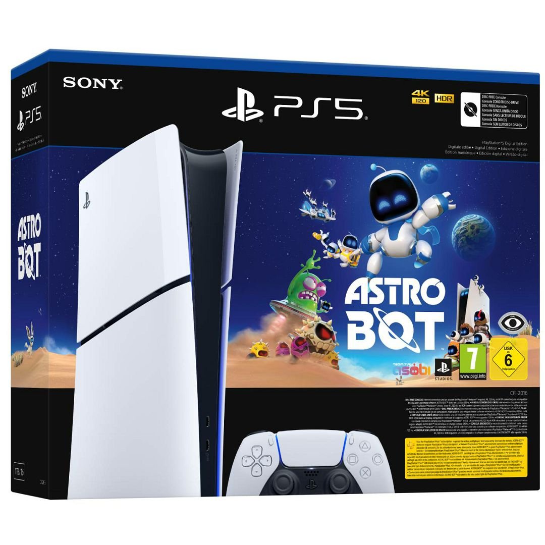 Playstation 5 slim digital edition d chassis astro bot vch sd4336