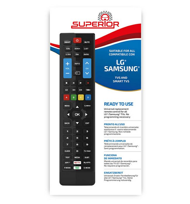 Superior univerzalni daljinski upravljac za lgsamsung smart 0110020002