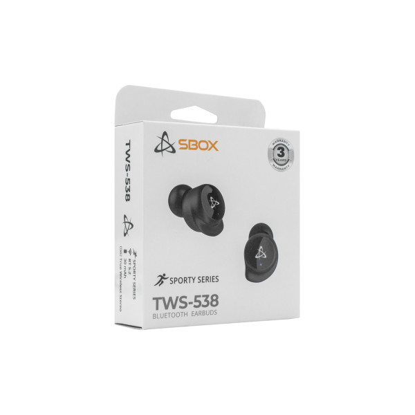 EARBUDS Slušalice + mikrofon SBOX Bluetooth EB-TWS538 Crne - Slika 5