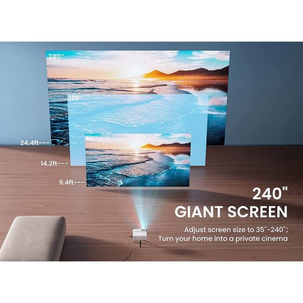 Projektor Vankyo Sunspark 500W Android C202 + platno 100" - Slika 5