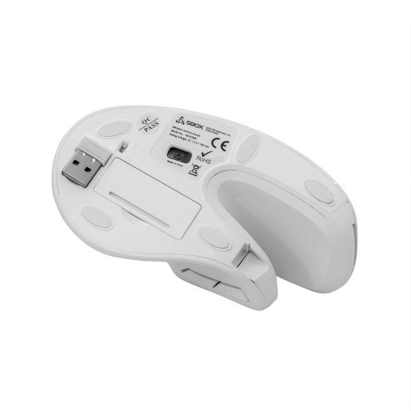 MIŠ SBOX VM-838W Vertical Wireless Bijeli - Slika 5