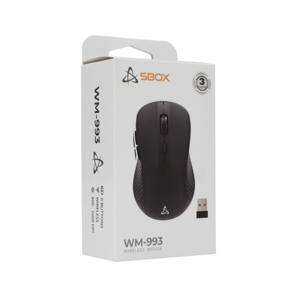 MIŠ SBOX WM-993 Crni / Bežični - Slika 6