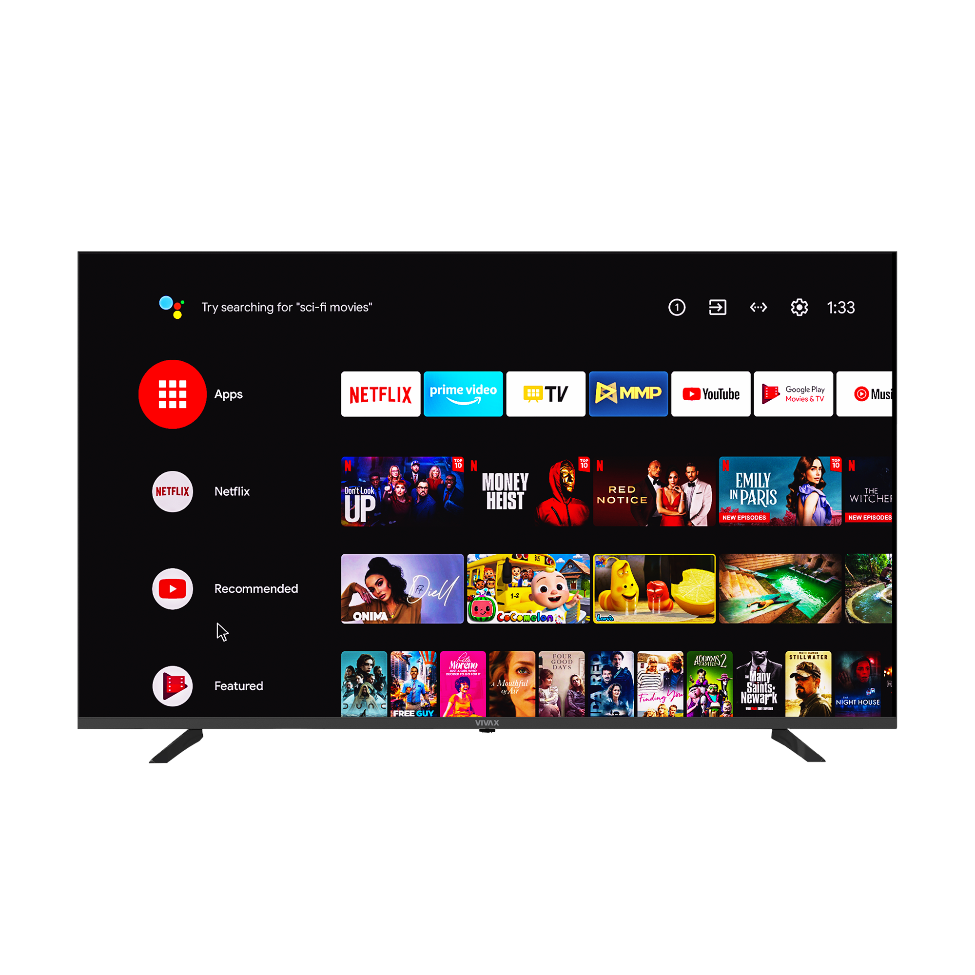 A Series 50UHD10K P Front