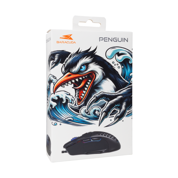 Baracuda MIŠ BGM-101 PENGUIN CRNI - Slika 8