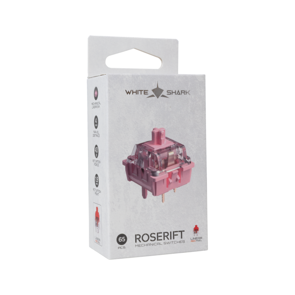 WHITE SHARK MEHANIČKI PREKIDAČ ZA TIPKOVNICU ROSERIFT - 65 KOM - Slika 5