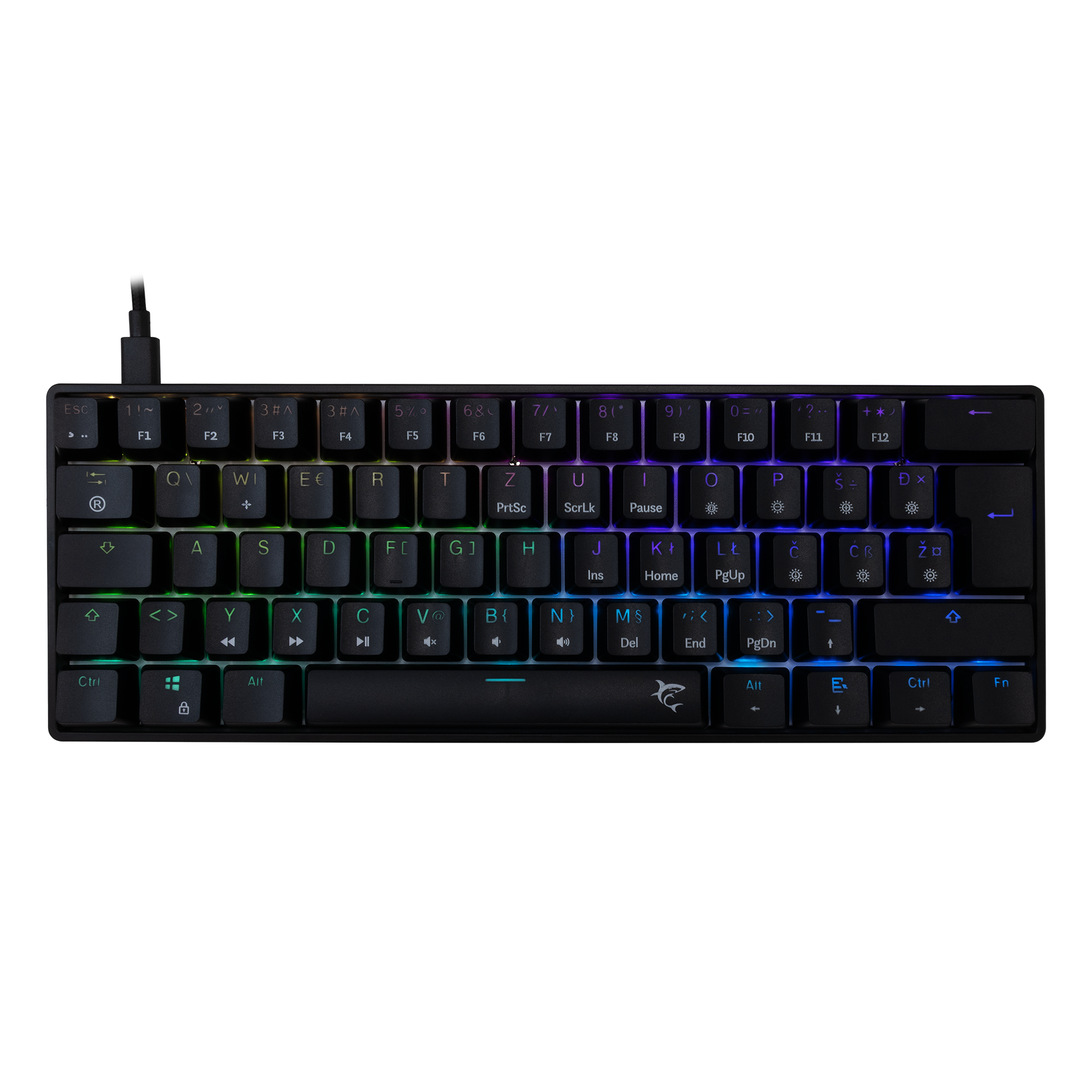 Shinobi 2 Black HR Blue Switch